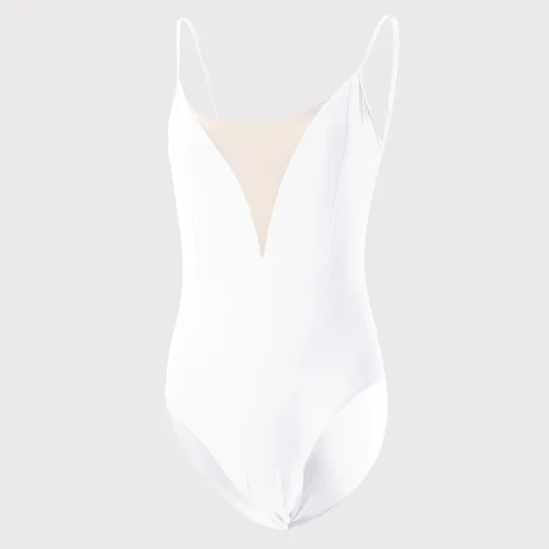 White exclude skirts Art test Camisole V гимнастический костюм для взрослых женщин боди балет упражнения танец комбинезон Базовая тренировочная одежда трико для женщин - Цвет: White exclude skirts