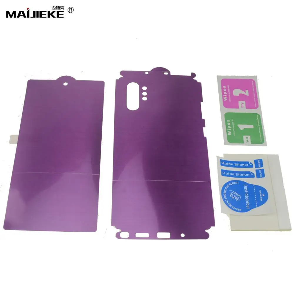 

10 Set 10D Front+Back Hydrogel Film for Samsung Galaxy Note 10 plus Note 10 pro Screen Protector Nano Full Cover Memory Film