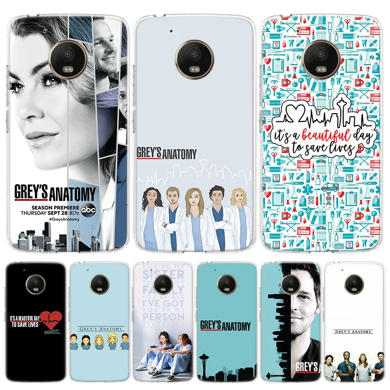 Greys Anatomy Phone Case For Motorola Moto G9 G8 G7 G6 G5S E6 E5 Plus Play Power EU One Action Macro Print Cover Coque | Мобильные