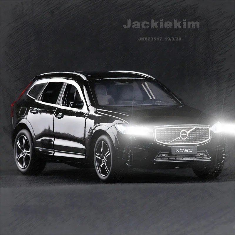 

1:32 Volvo XC60 Sound light Alloy pull-back vehicle Model Diecast Model Car For Collectible & Gift