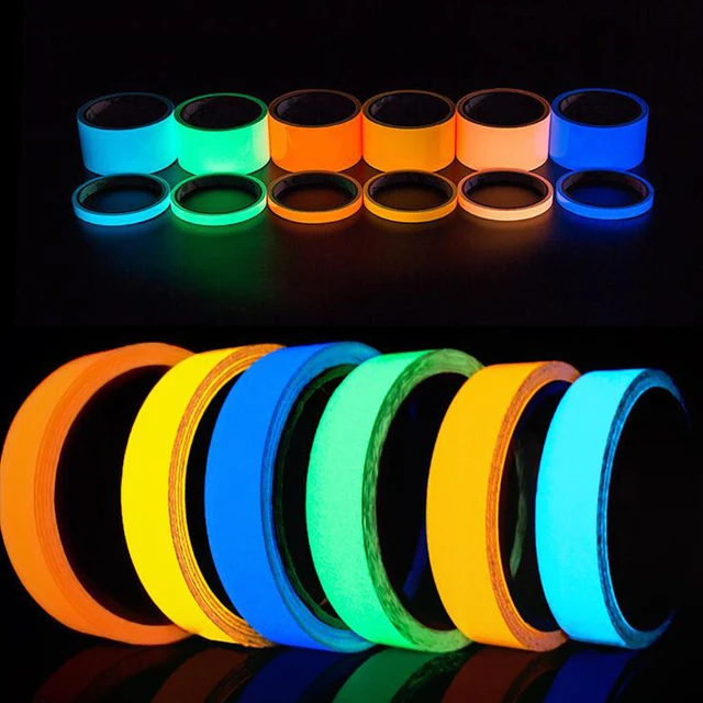 6pcs/set Tape Glow Dark Safety Warning Home Adhesive Waterproof Repair  Sticker - Tape - Aliexpress