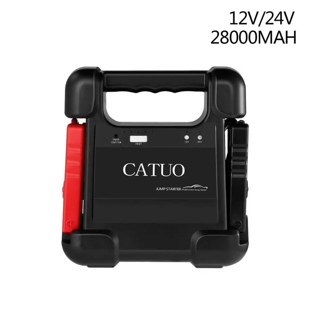 12 V/24 V 28000mAh Интеллектуальный пусковой механизм многофункциональный аварийный источник питания для 12V автомобилей 24V грузовых экскаваторов