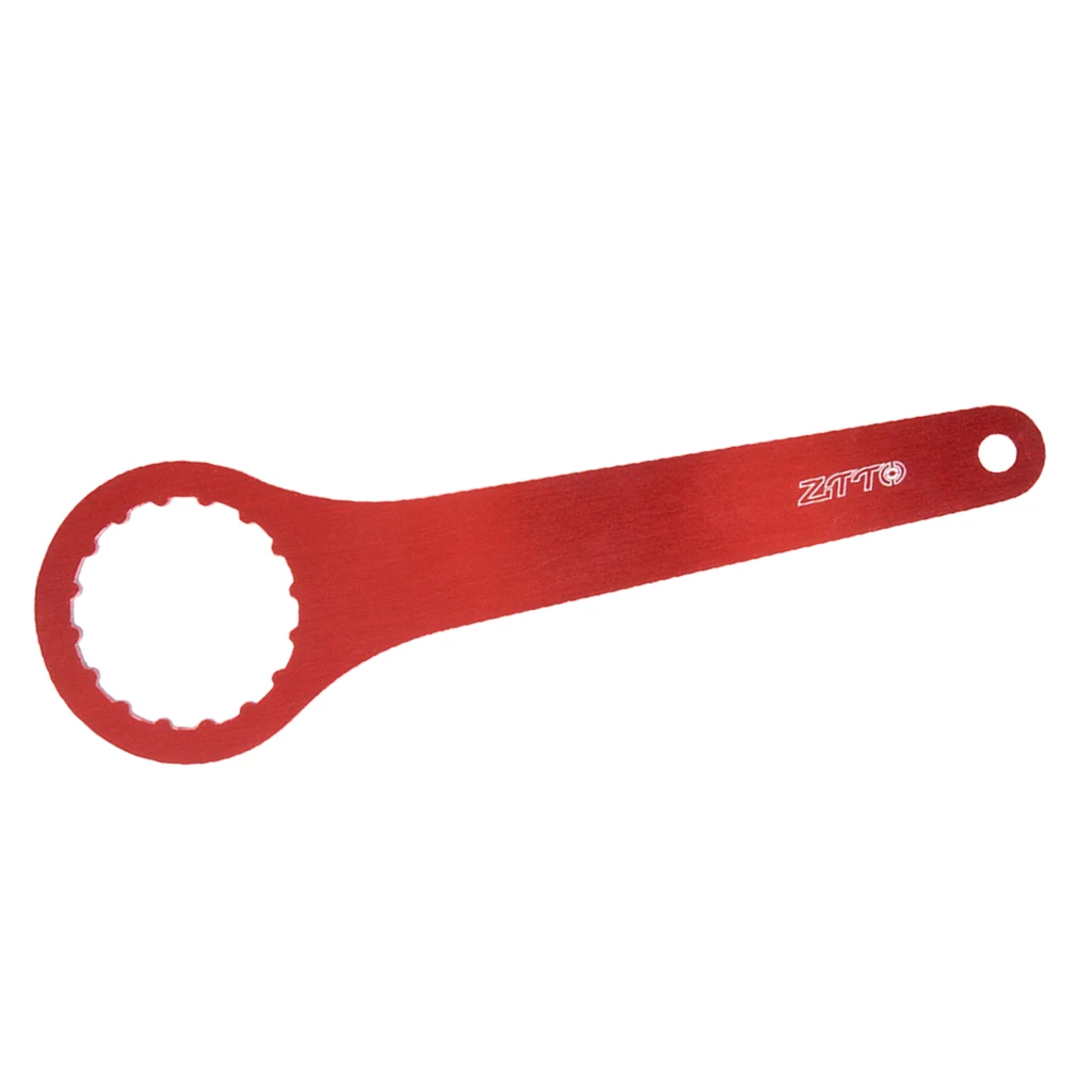 Aluminum Alloy Bicycle Axis Wrench Bike Repair Maintenance Wrenches Tools Replacement Black / Red  20cm x 8cm x 9cm