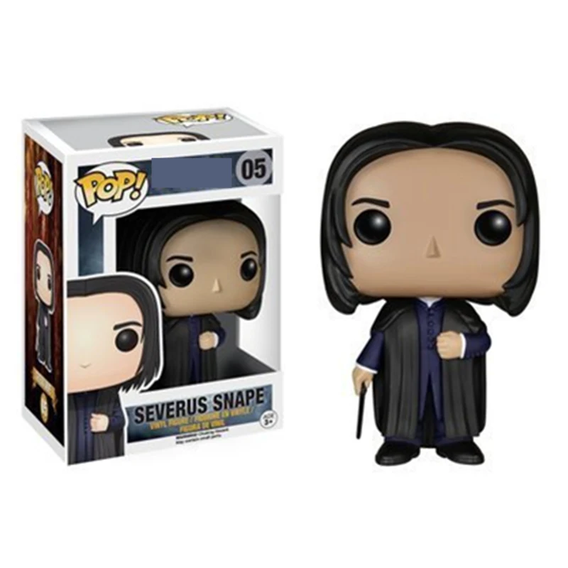 Funko pop официальный Поттер Снейп рубеус Луна Добби Рон Уизли фигурки фигурка поп Коллекционная модель игрушки рождественские подарки - Цвет: with box 05