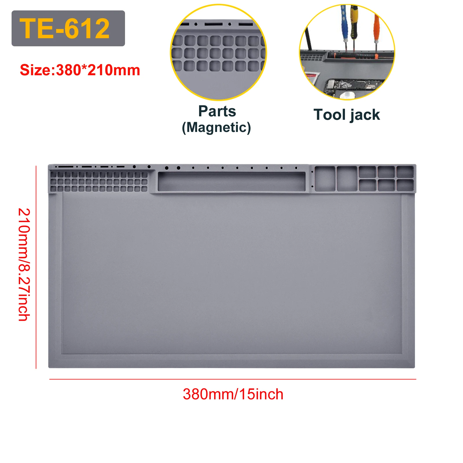 Silicone Work Mat Maintenance Platform Heat-resistant Insulation Mat Repair  Pad For Mobile Phone Tablet PC Soldering Tool - AliExpress