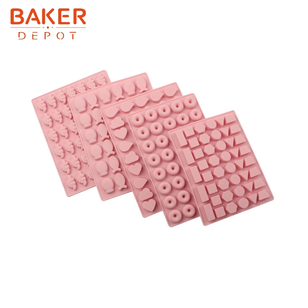 BAKER DEPOT конфеты Мармеладные формы силиконовые формы для конфет шоколадный кубик льда Мини Сердце облако инструмент для украшения торта с капельницей