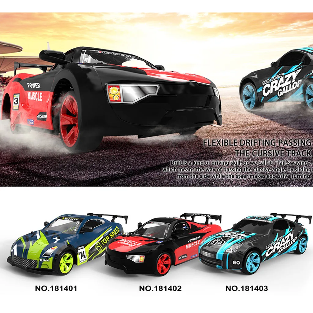 Высокоскоростной Дрифтинг автомобиль 1/14 2 4 ГГц 4WD 15 км/ч Радиоуправляемый