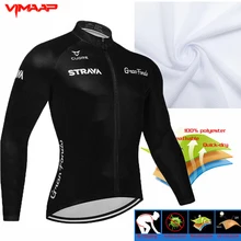 STRAVA 2022 Summer Team koszulka rowerowa rowerowa odzież rowerowa z długim rękawem MTB Mountain odzież rowerowa odzież maillot ubrania sportowe