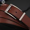 Men Belts Reversible Buckle Leather Brand Luxury Business Fashion Belts for Men Two sides Color Black Brown StrapHQ117 ► Photo 3/6