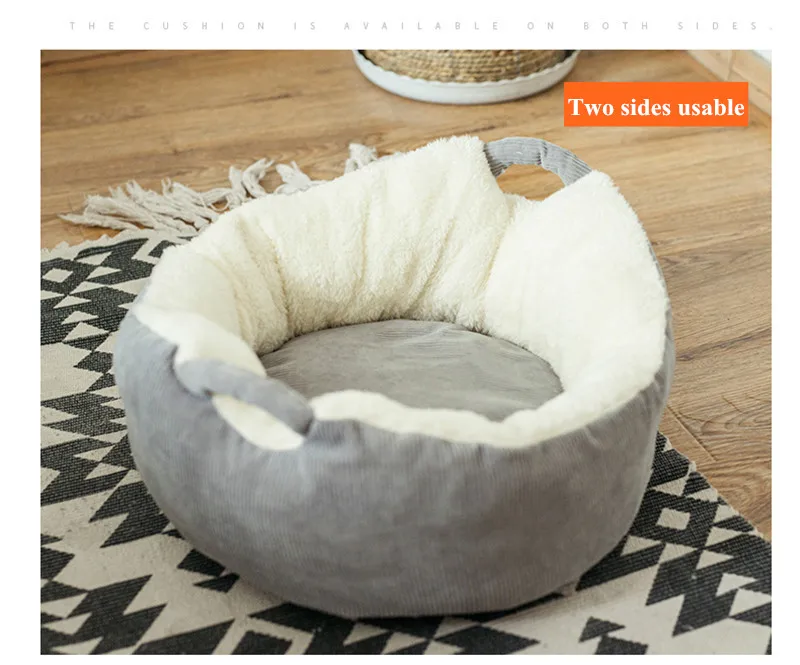 Pet Lounger мягкий котенок гнездо теплая кровать для кошки спальный коврик для домашних животных Конура для маленьких средних собак боди для чихуахуа подушка для щенка