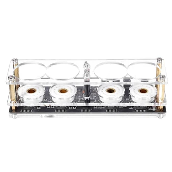 

4 Buttons 4-digit Integrated Glow Clock Module QS30 with Remote Control DS3231 Real Clock Accurate Timing Board