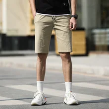 Мужские шорты, уличная одежда, повседневные шорты, мужские однотонные шорты, мужские летние шорты, мужские шорты с карманами, Бермуды для мужчин