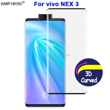 For vivo NEX 3 6.89" 9H Hardness 3D Full Cover Slim Toughened Curved Tempered Glass Film Screen Protector Guard