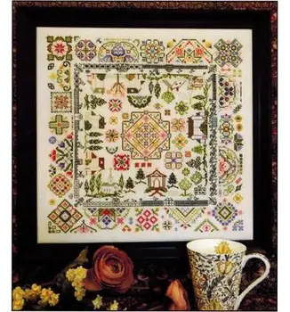 

t-MM Mouse avatar Counted Cross Stitch Kit Cross stitch RS cotton with cross stitch Quaker Village Beautiful village