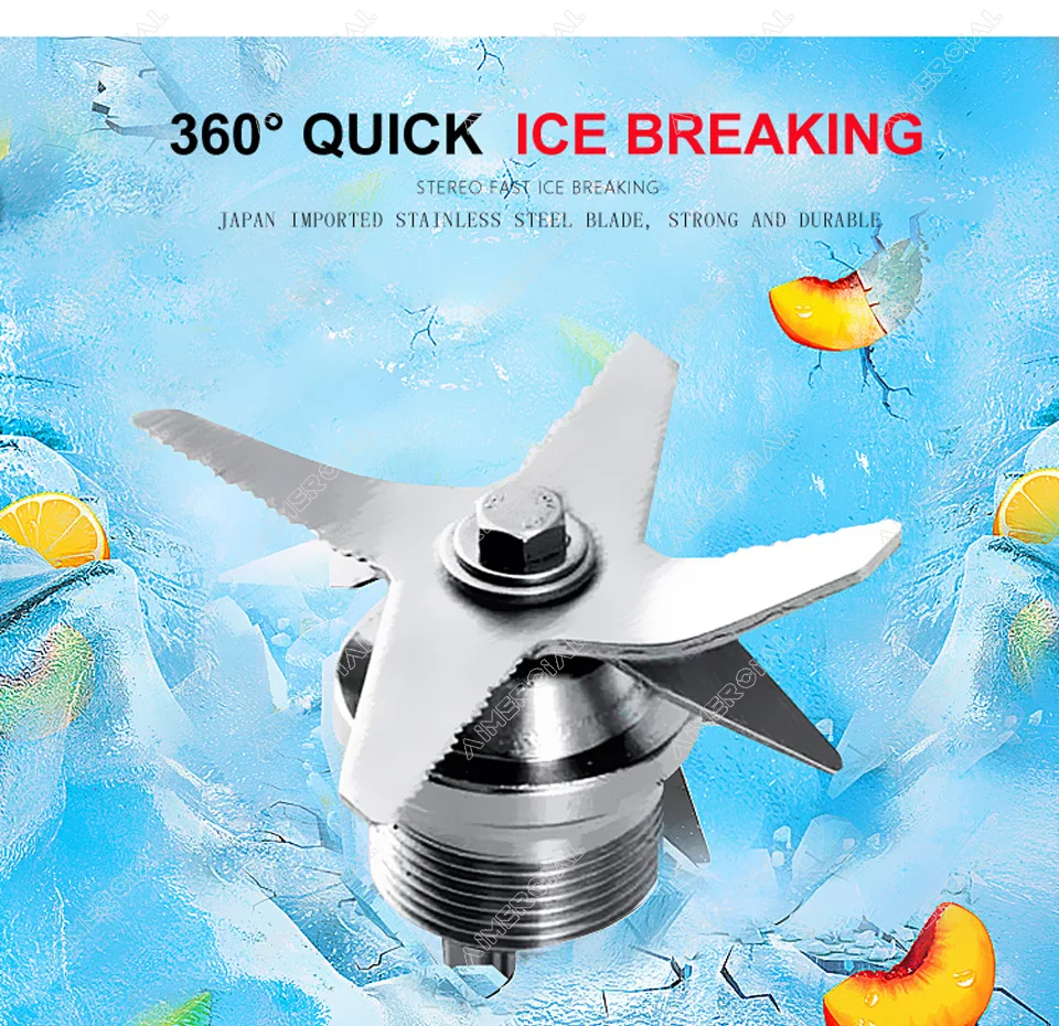 A7400 BPA free 2800W Heavy Duty 3.9L Blender Mixer Commercial Juicer Food Processor Ice Smoothie Blender with Japan Blade A7400 BPA free 2800W Heavy Duty 3.9L Blender Mixer Commercial Juicer Food Processor Ice Smoothie Blender with Japan Blade