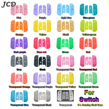 

JCD For Nintendo Switch NX Joy-Con Controller Left Right Housing Shell Cover Case with Plastic Battery Middle Frame,L R Button
