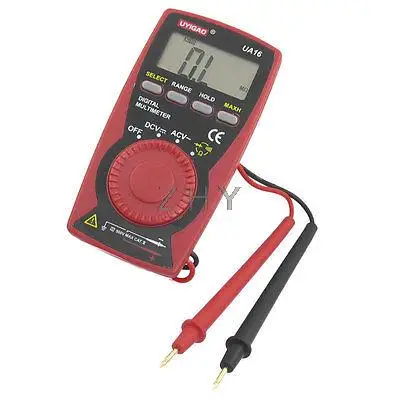 

Plastic Housing Voltmeter Ohmeter 5 Fuction Digital Multitester UA16