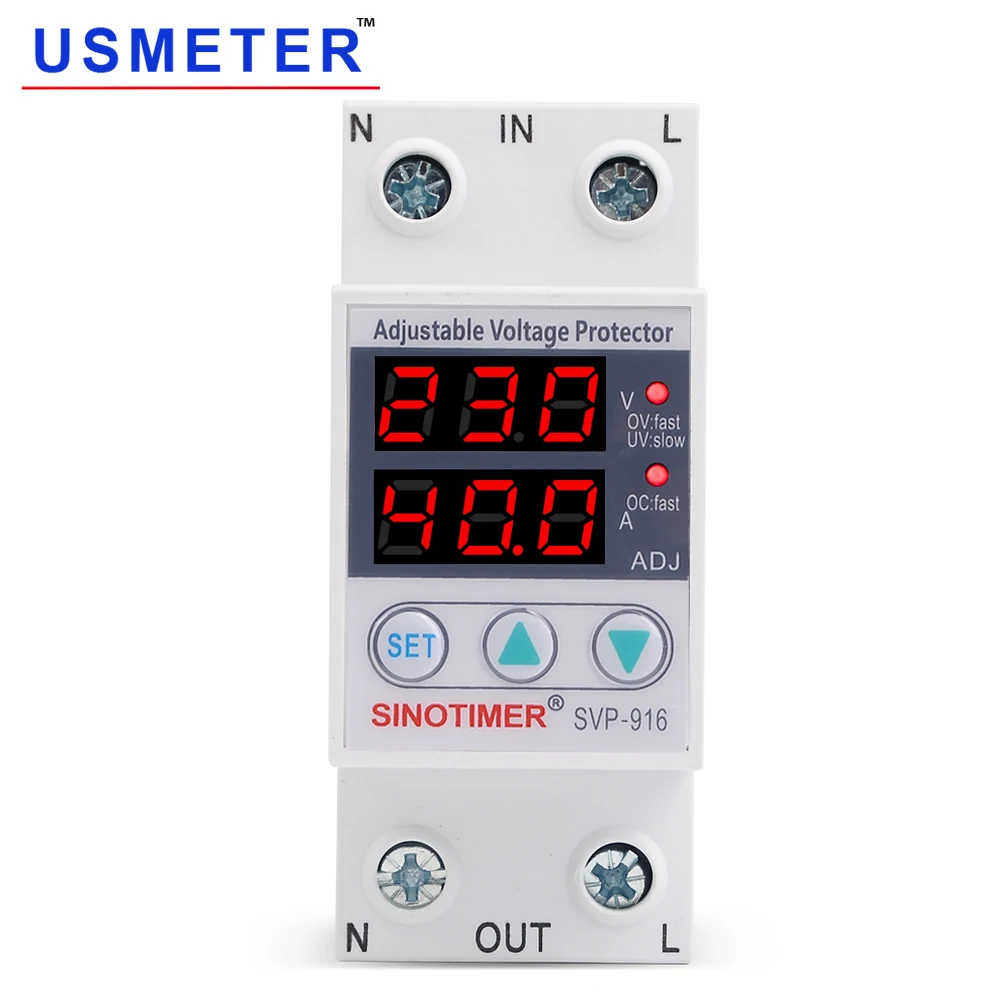 SVP 916 6A 10A 40A 63A 80A более Напряжение защиты предельный ток двойной Дисплей