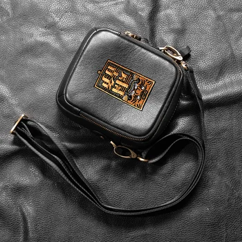 

Famous Brand Mens Cow leather Cross Body Messenger Bag For Man New Men's Travel Shoulder Handbags Bags10031 Test