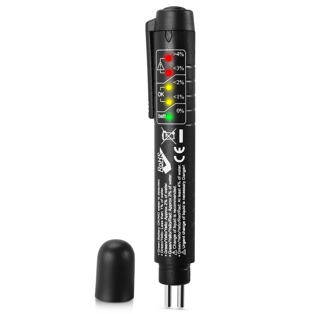 New Brake Fluid Liquid Tester Pen With 5 LED Car Auto Vehicle Tools Diagnostic Tools Mini Brake Fluid Tester