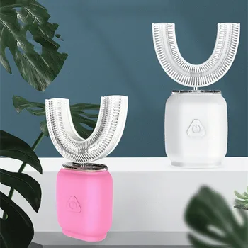 

Silicone Lazy electric toothbrush Braces U-shaped children Adult automatic oral sonic toothbrush spazzolino elettrico quality 49