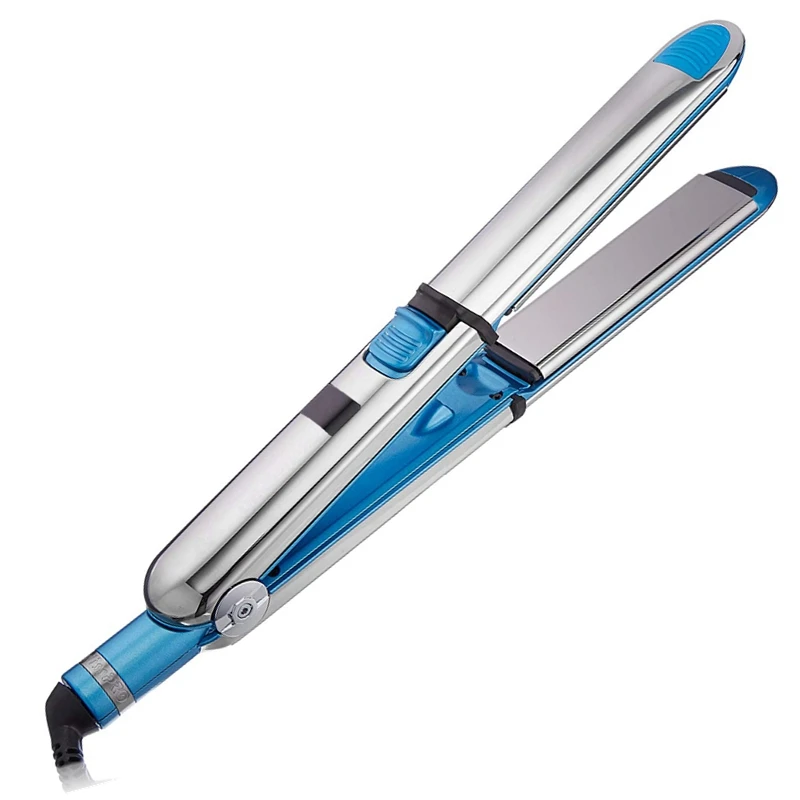 

Us Plug Blue Up To 750F Pro Stainless Steel 1/4 Inch Hair Straightener Professional Flat Iron Fast Electric Straightening Iron S