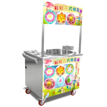 

Commercial Gas Stainless Steel Cotton Candy Maker For Business Snack Equipment Cotton Stall Flower Candy Makig Machine