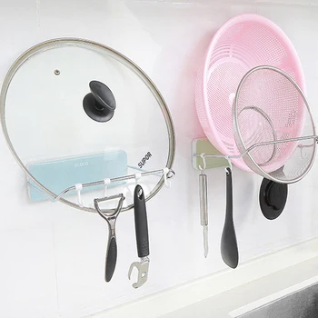 

Creative Wall Washbasin Hooks Bathroom Creative Traceless Staircase Strong Wall Mounted Basin Rack Hanging Frame