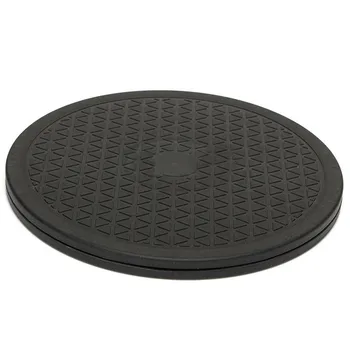 

10 Inch Black Rotating Swivel Turntable Plate Lazy Home Kitchen Food Tool