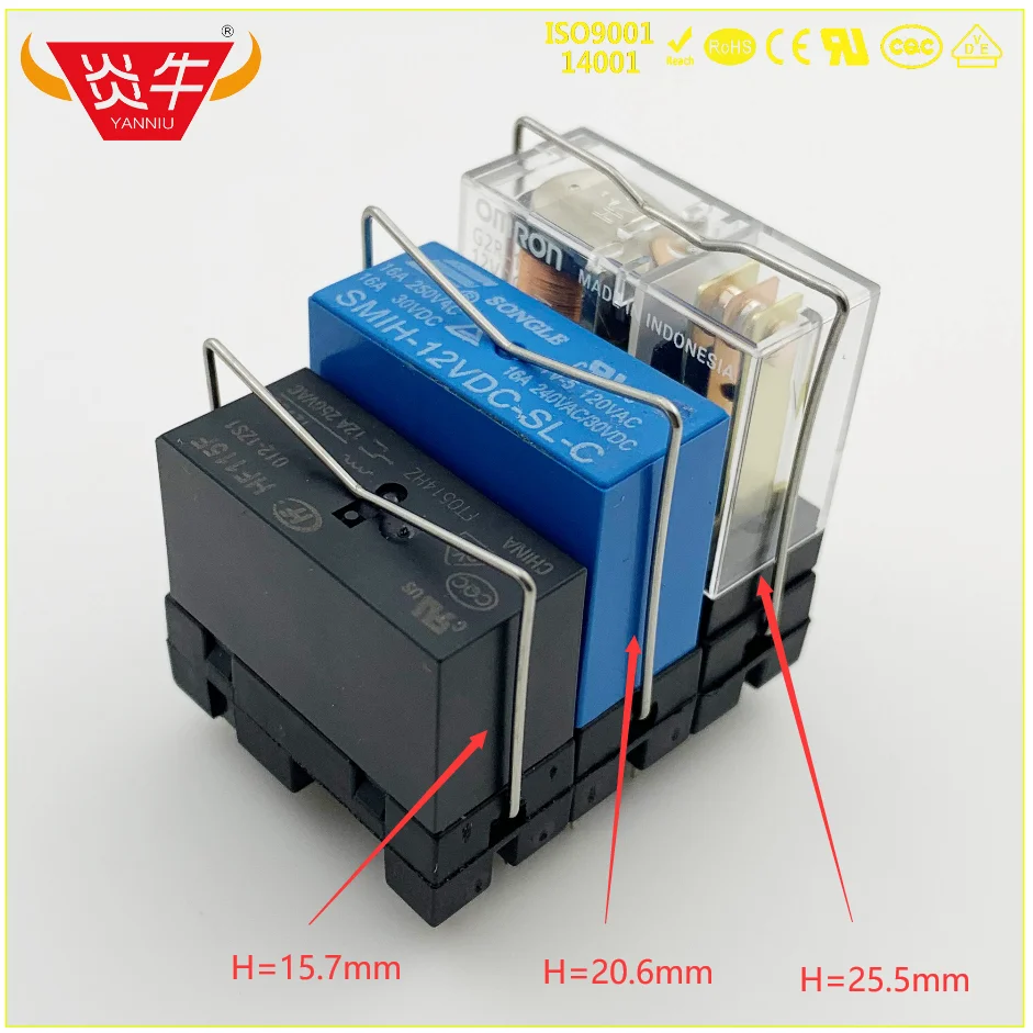 PCB реле розетки 14FF-1Z/2Z-A1 для HONGFA HF115F SONGLE SMI SMIH OMRON G2R JW1FSN JW2SN IDEC RJ1V RJ2V HRM2H MI-SS MI-SH