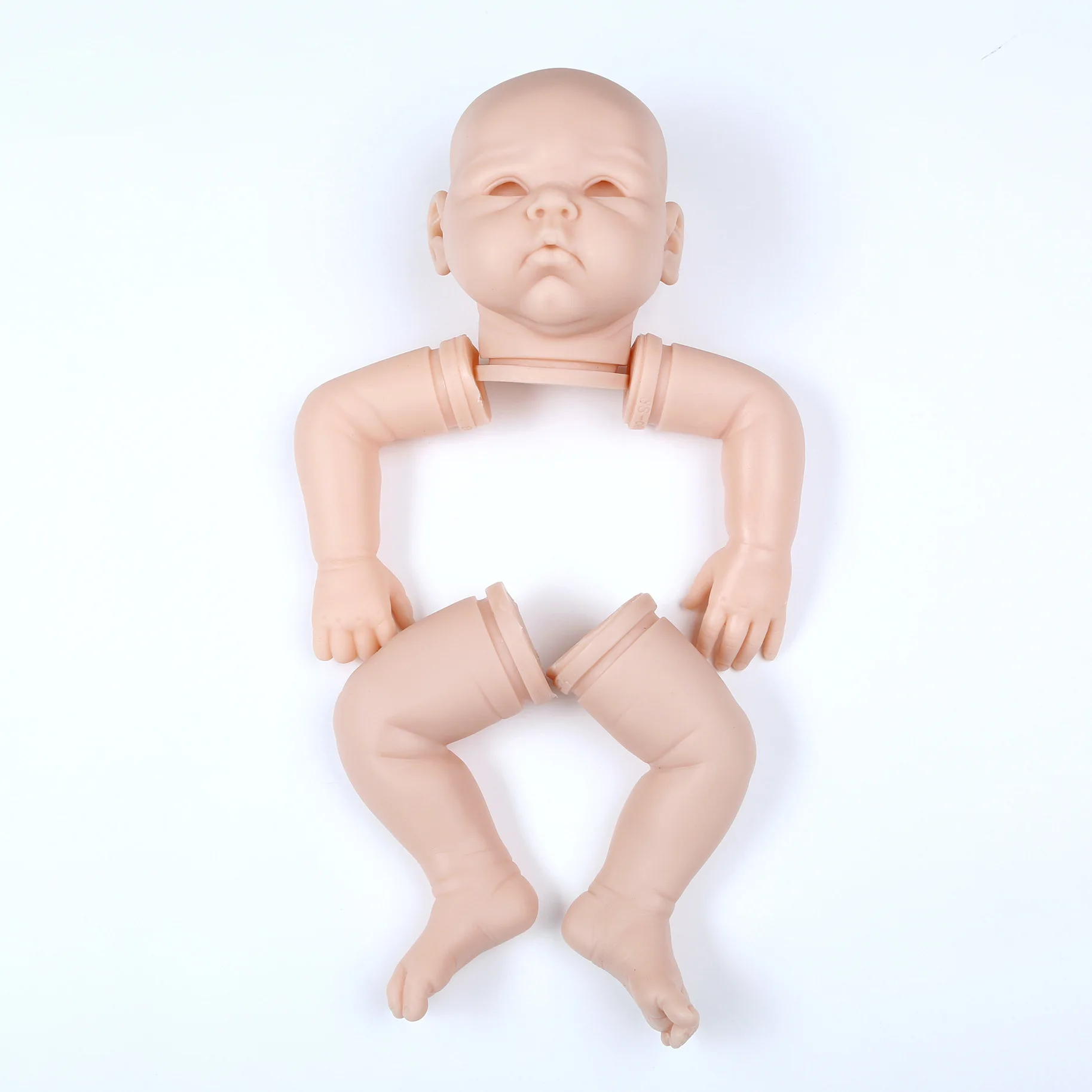 Reborn Baby Doll комплект 22 дюймов Неокрашенный кукла Запчасти Reborn Baby Doll пресс-форм