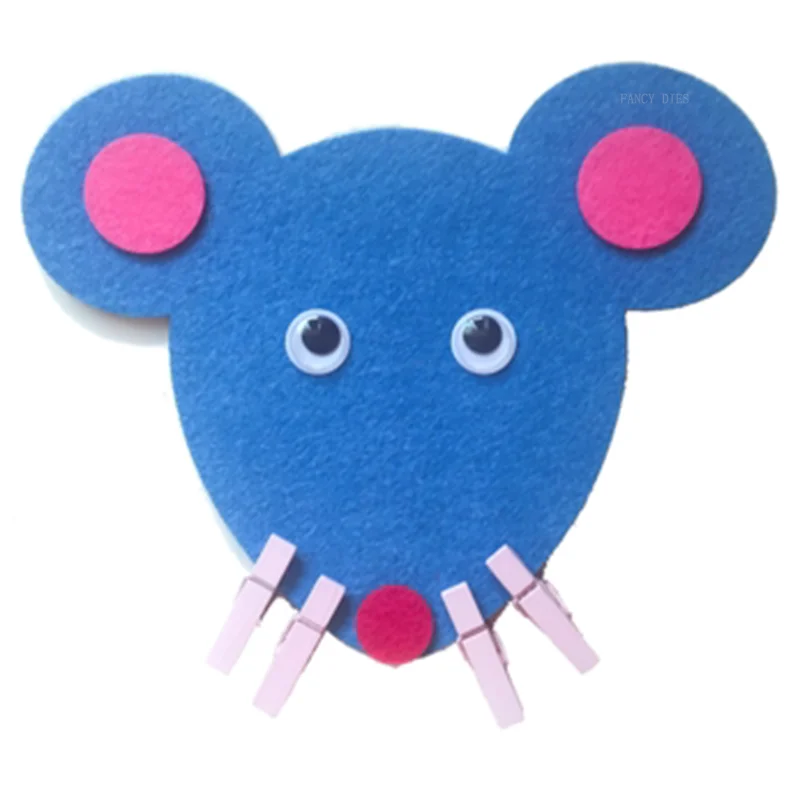 

Новинка 2021, головка мыши, образовательная игрушка, пресс-формы, деревянный нож, штамп, совместим с большинством ручных высекальных резцов