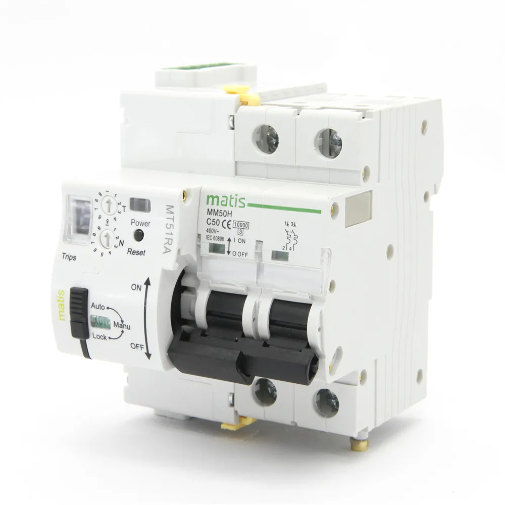 Matismart MT51RA повторный проигран 2P 63a mcb для приложения ATS в отеле