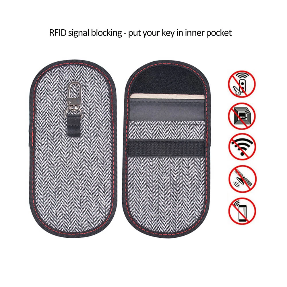 RFID Signal Blocking Bag Car Key Fob 