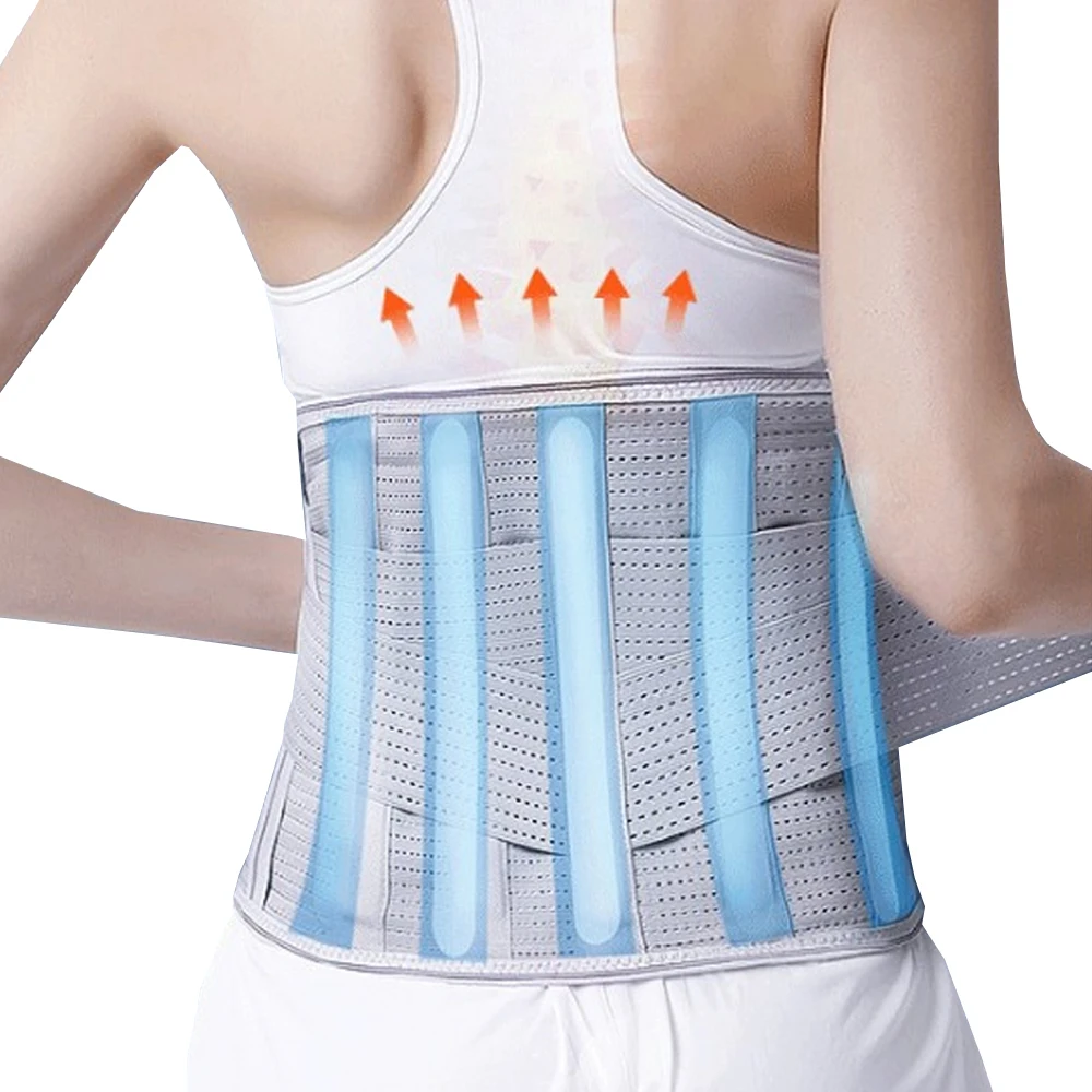 

Tourmaline Self-heating Magnetic Therapy Waist Steel Bone Lumbar Support Posture Corrector Back Brace Neoprene Double Pull Belt