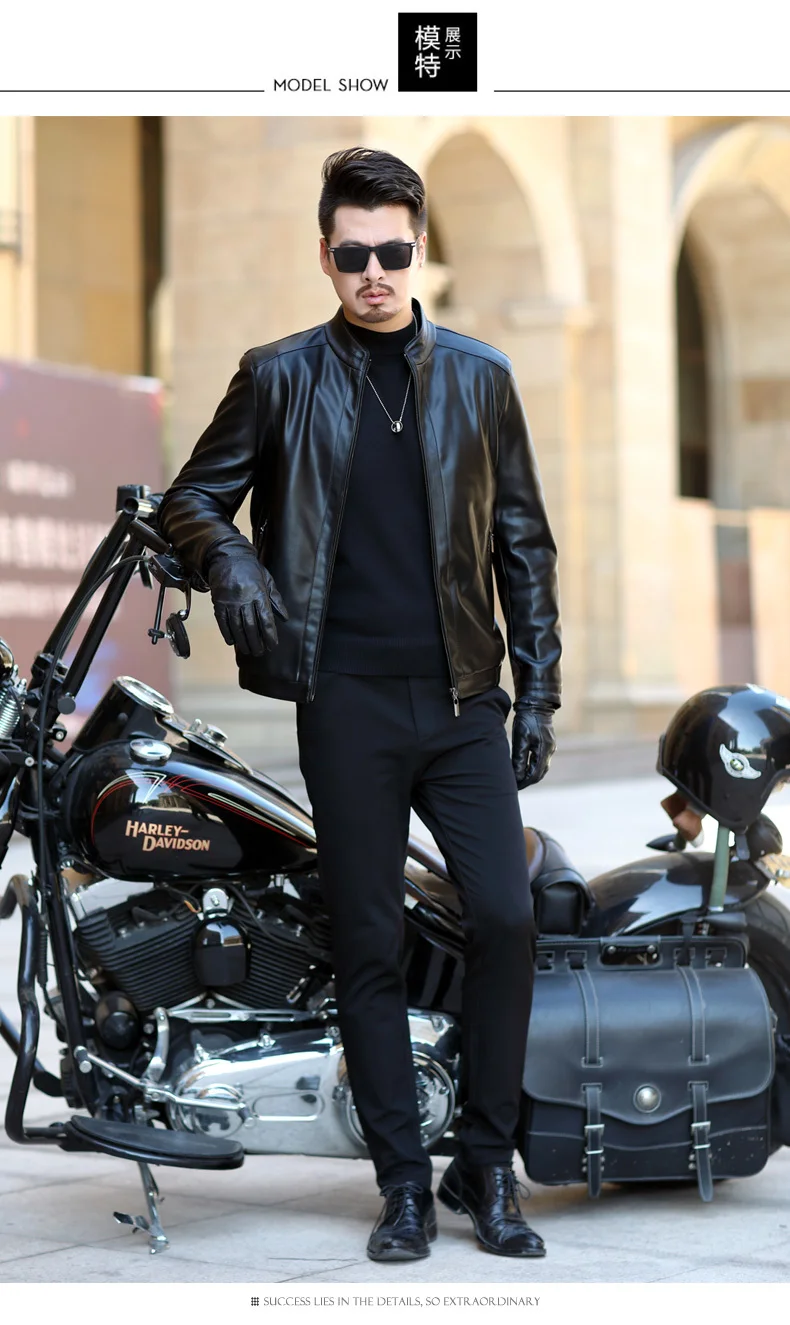 New Winter Men Leather Jackets Men Motorcycle Keep Warm Leather jackets Fashion Brand Men's Fleece Leather Jacket Coat