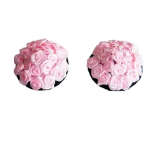 1 пара, сексуальный женский бюстгальтер с кисточками для груди, чехол для сосков, без бретелек, с открытой спиной, женское белье, блестки, Стикини наклейки, лепестки, Feme