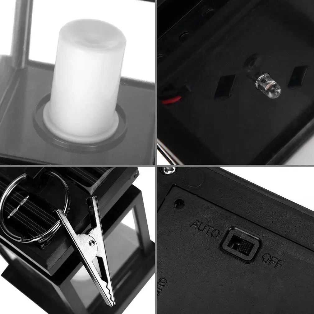 Светодиодный светильник Свеча на солнечной батарее садовый декор ландшафтный