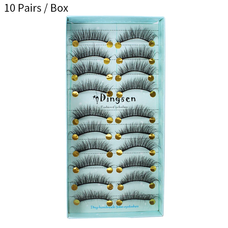 SEXYGO 1/5/10 pairs mink lashes natural 3d mink eyelashes mink false eyelashes full strip lashes wispy cilios g800 cils - Цвет: 3D-70