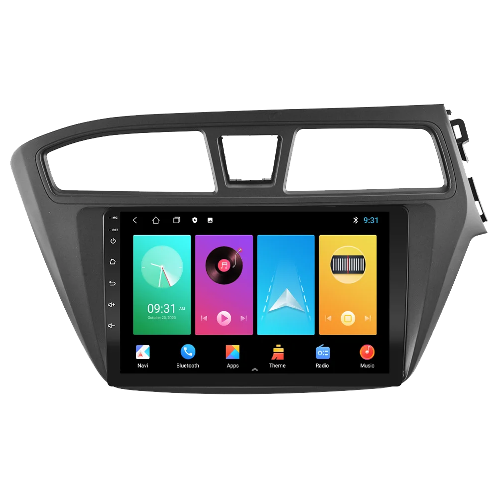 Автомагнитола для Hyundai I20 2014-2017 RHD 2.5D 2din Android стерео GPS Wi-Fi навигация FM Авторадио