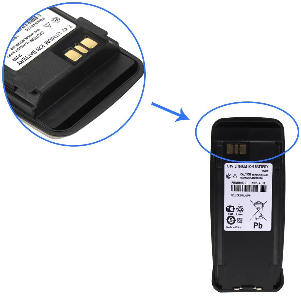 2X7,5 v 2000 мА/ч, литий-ионный аккумулятор для Motorola PMNN4065 PMNN4066/DR3000 DP3400 DP3401 DP3600 DP3601 DGP4150/+ DGP6150 MTR2000