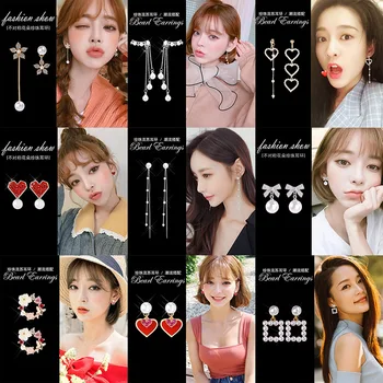 

30 Pairs/lot fashion women earrings lot top quality jewelry earrings wholesale 201030-149