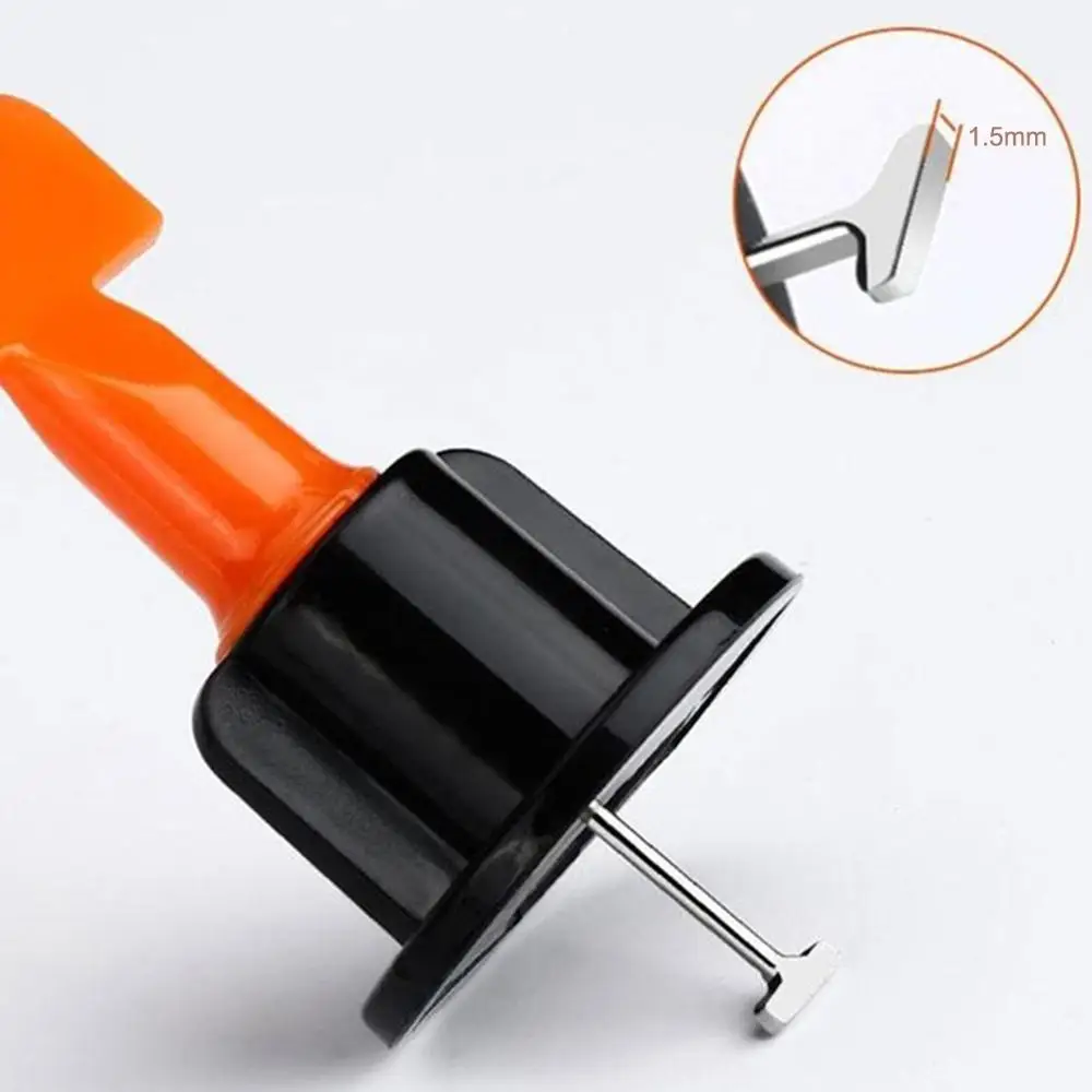 

100 Pcs Reusable Tile Leveling System Construction Tools for Flooring Wall Tiles Leveling System Replaceable Steel Needles Ship