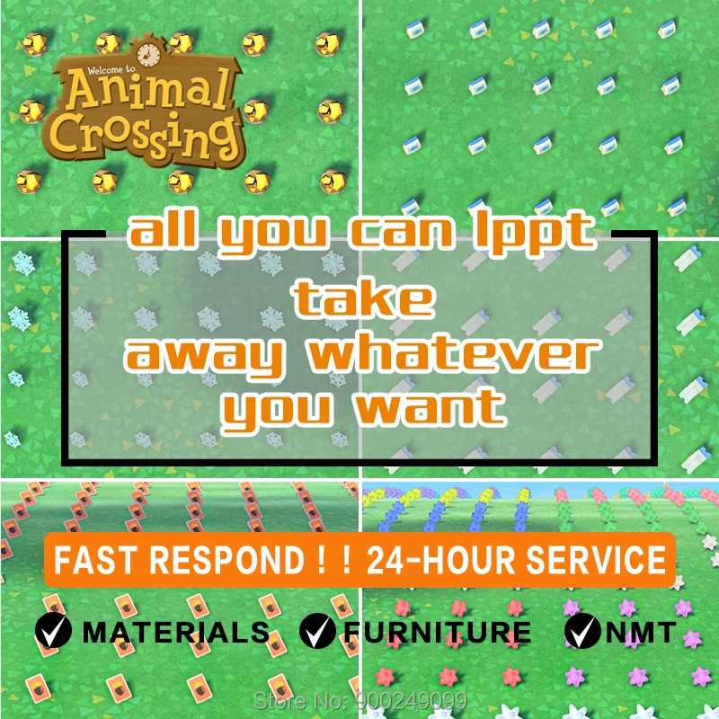 

Animal Crossing New Horizons Item /Mermaid Gulliver Set/ Golden Nuggets ok Miles Tickets/Fish Bait/Material/609 DIY Recipes