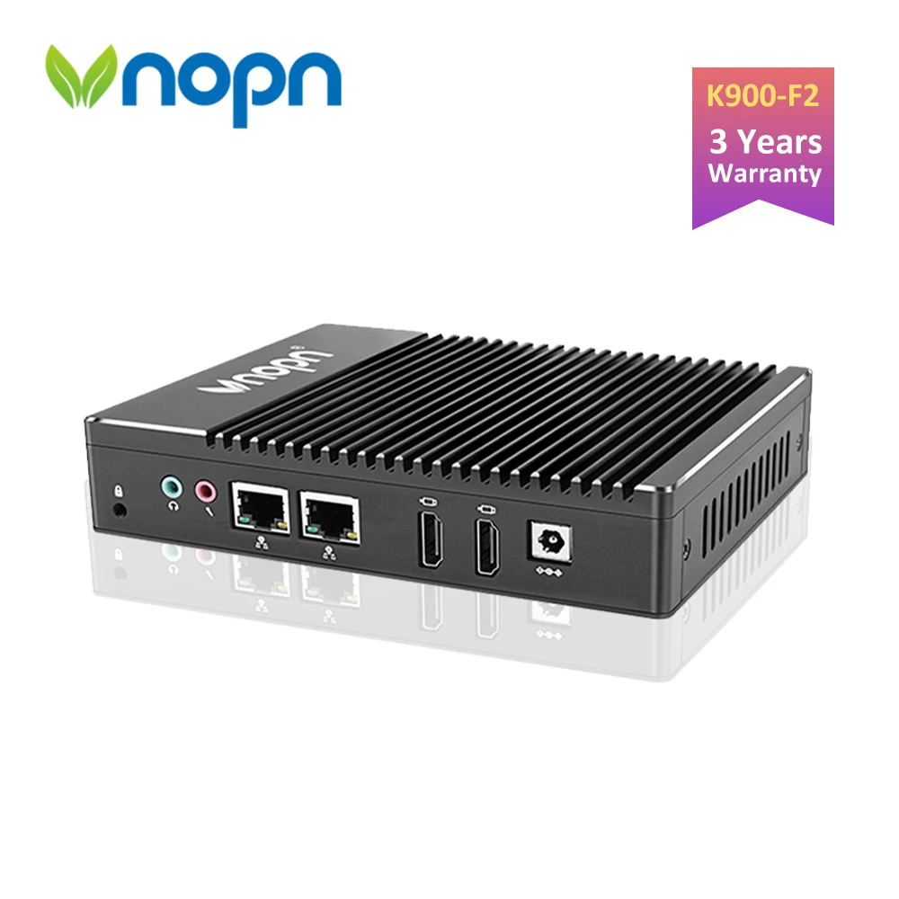 K900 F2 безвентиляторный Intel Celeron J3160 четырехъядерный 1 6 2 24 ГГц мини ПК Windows/Linux Barebone