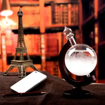 

SOLEDI Gifts Diy Globe Storm Glass Drops Home &Amp; Kitchen Crystal Weather Forecast Rainstorm Christmas Gift NEW