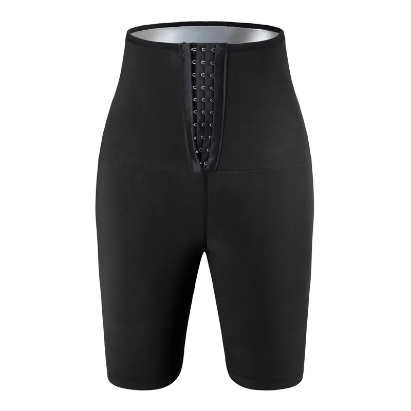 Women Hot Sweat Sauna Effect Slimming Leggings Silver Ion High Waist Trousers Sweating Weight Loss Pants Fat Burning Leggins 5XL body shaper
