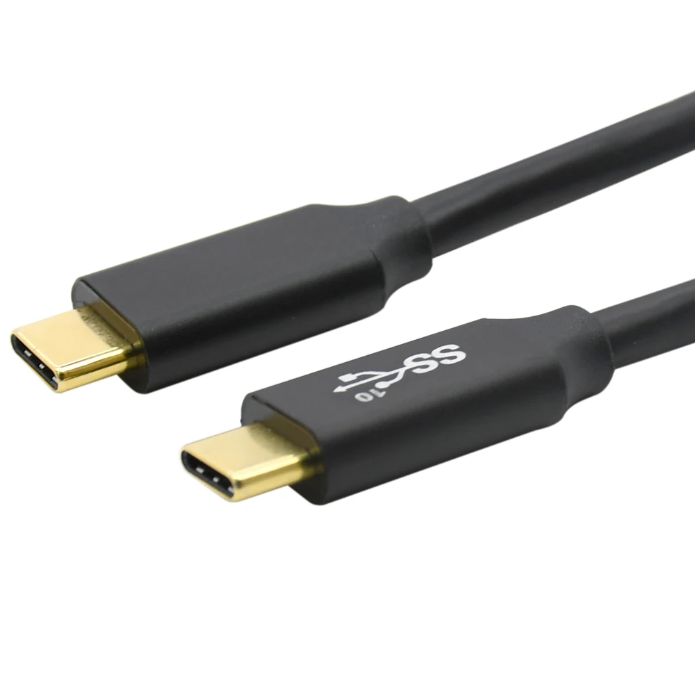 

USB3.1 Gen2 10GbPS Cable with emark chip gold plated USB C male to USB C male data and charging cable for macbook laptop