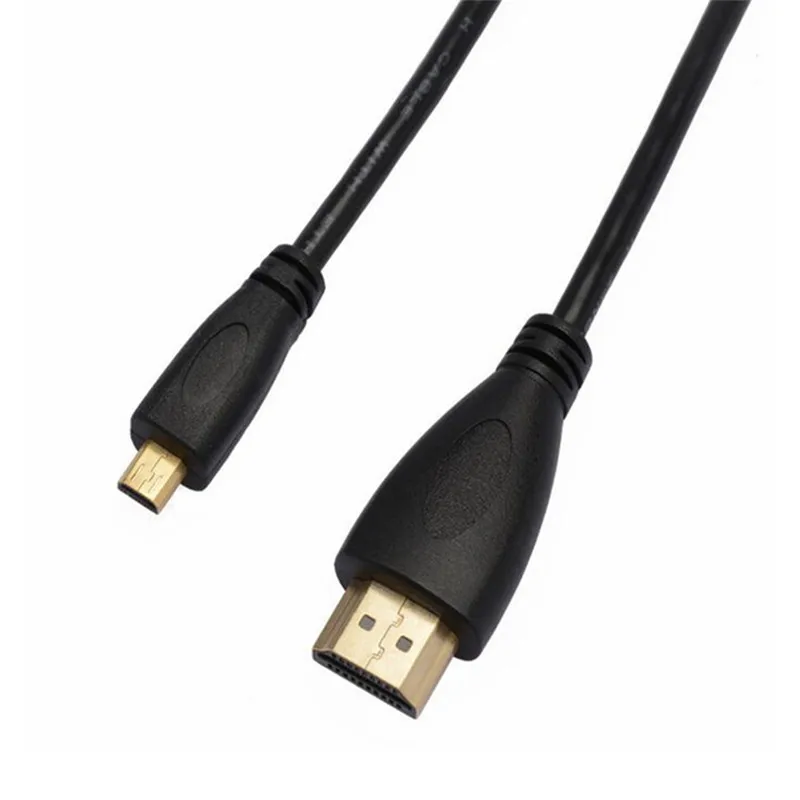 Высокоскоростной кабель HDMI Micro D 1080P с прямым углом для Sony FDR AX53 Handycam HXR NX80 AX700 HDR
