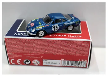 

Original packaging 1:64 Renault Alpine A110 racing model,high simulation alloy toy,classic rally racing model,free shipping